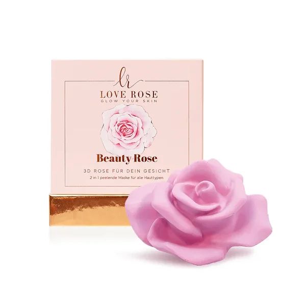 LOVE ROSE Beauty Rose 66gr. peeling en masker groot