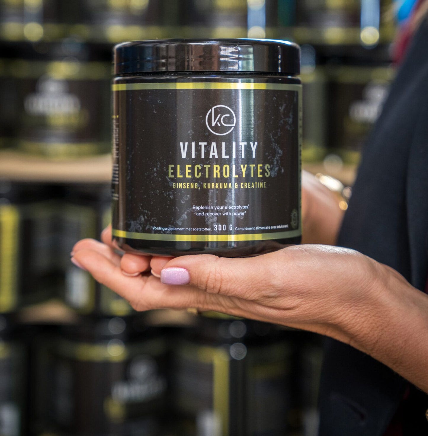 KC VITALITY - Electrolytes met Ginseng, Kurkuma en Creatine - 300gr