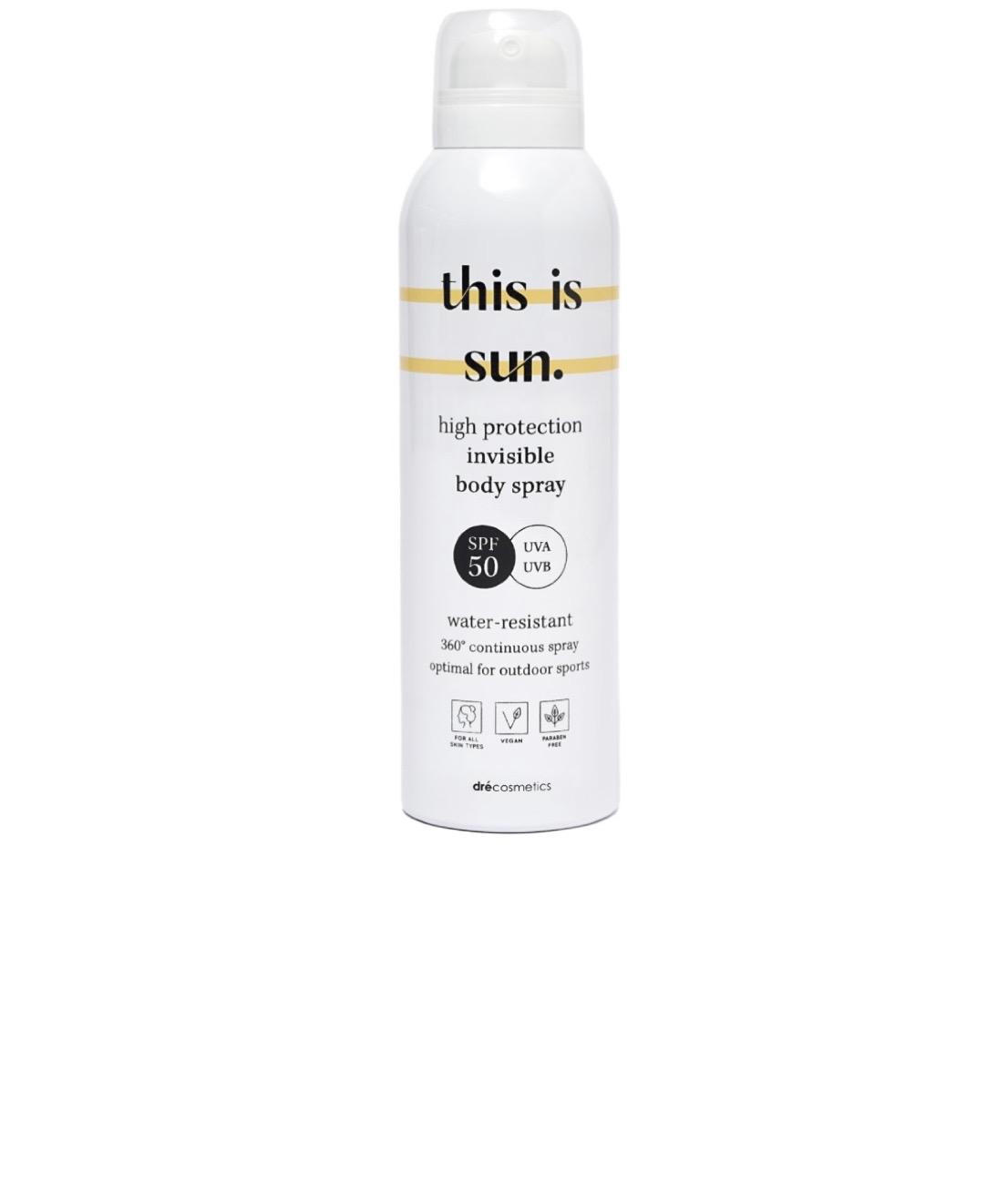 INVISIBLE Body Spray SPF50 'this is sun.' 150ml