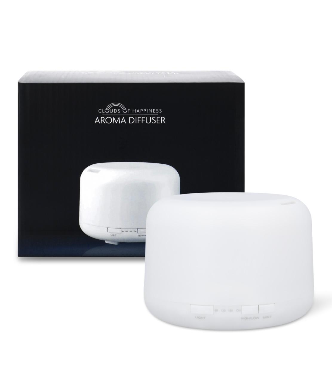All White Aroma Diffuser - 500ml