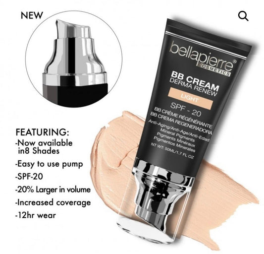 BB Cream - Derma Renew - SPF - 20 - Light - 50ml