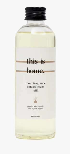This is home - Room Fragrance diffuser sticks Refill - Yasmin, White Musk, Rose & Pink Pepper