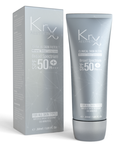 KRX Aesthetics - spf 50+ PA +++ met kleurtje light/medium 30 ml