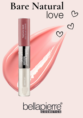 Sheer Lip Gloss & Clear Glass Duo - Bare Natural