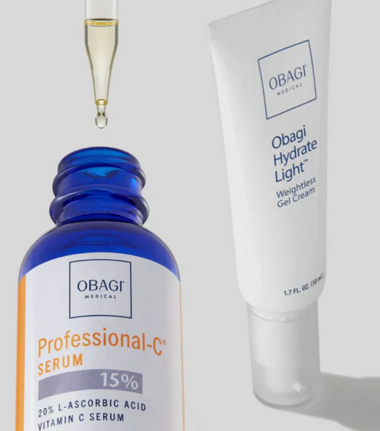 Obagi Duo - Vitamin C kit - Brighten serum (30ml)+ Hydrate Light (50ml)