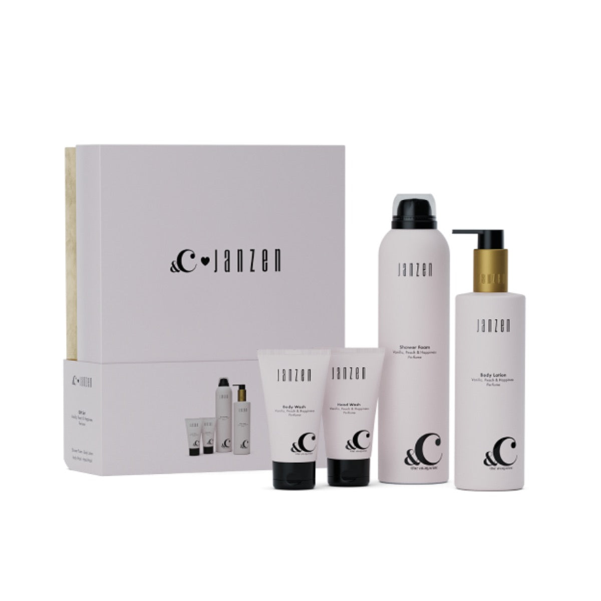 Janzen &C - Gift Set &C Vanilla Peach & Happiness