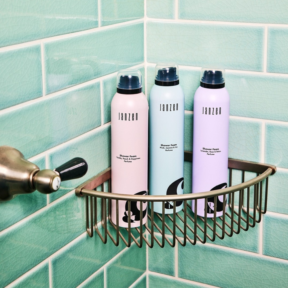 Janzen &C - Shower Foam Vanilla, Peach & Happiness